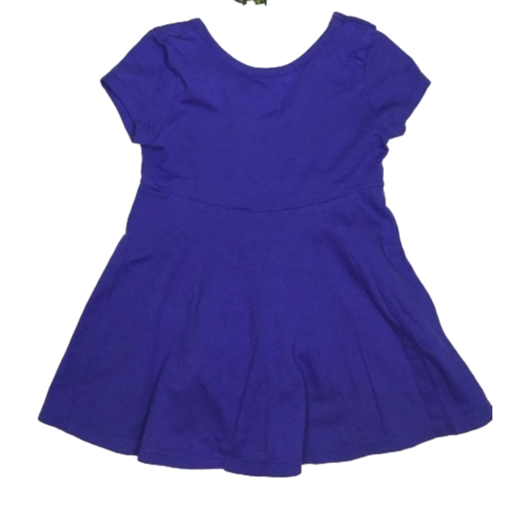 OLD Navy Purple Scoop Neck Fit & Flare Dress